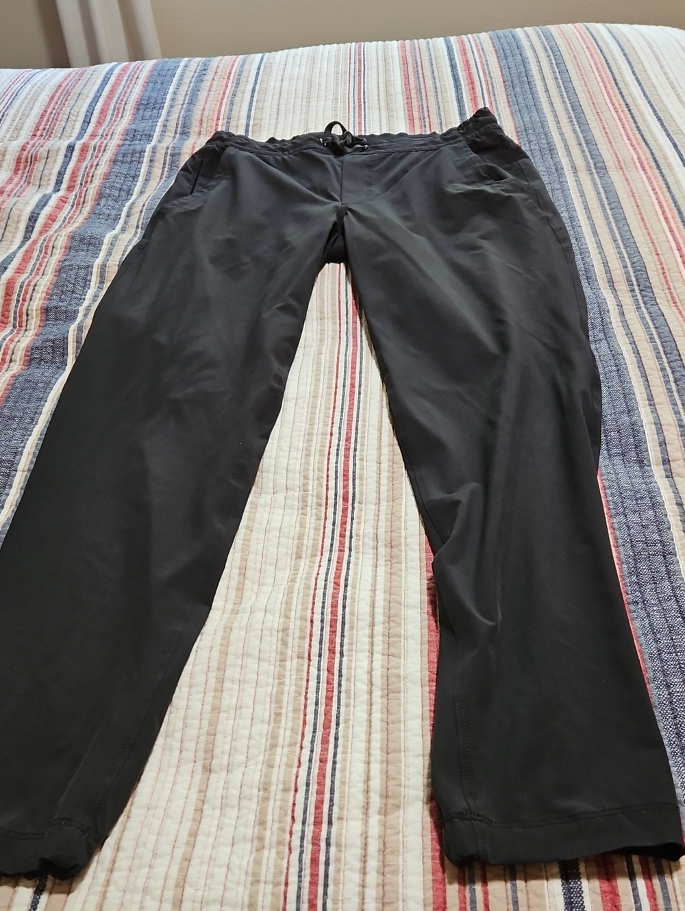 REI Black Womens Drawstring Jogger Pants